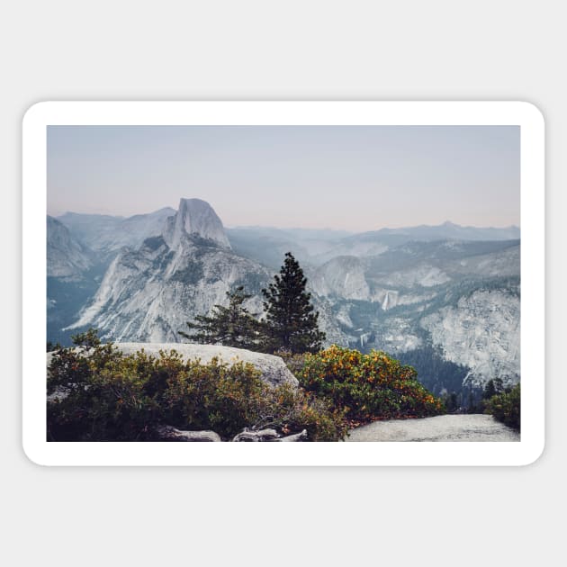 Half Dome view Sticker by hraunphoto